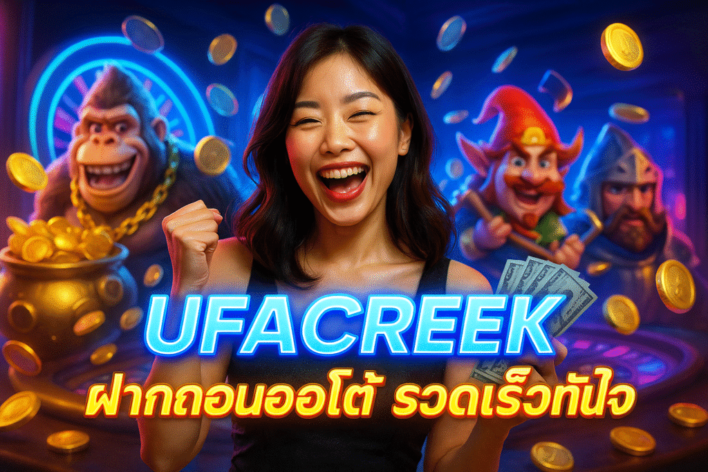 UFACREEK ฝากถอนออโต้ รวดเร็วทันใจ