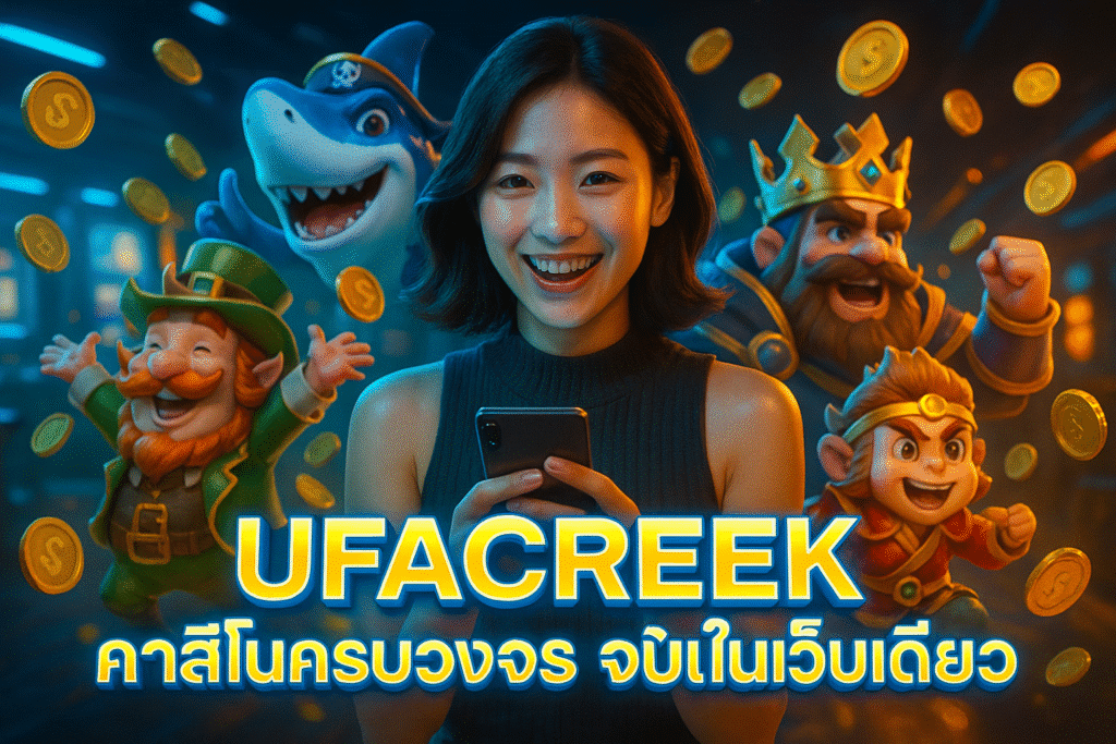 UFACREEK คาสิโนครบวงจร จบในเว็บเดียว